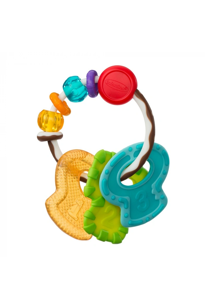 Infantino Kaydır ve Çiğne Dişlik Anahtarlık