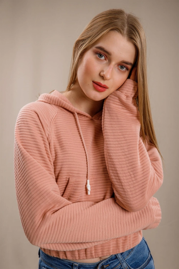 Kanguru Cepli Sweatshirt - PUDRA