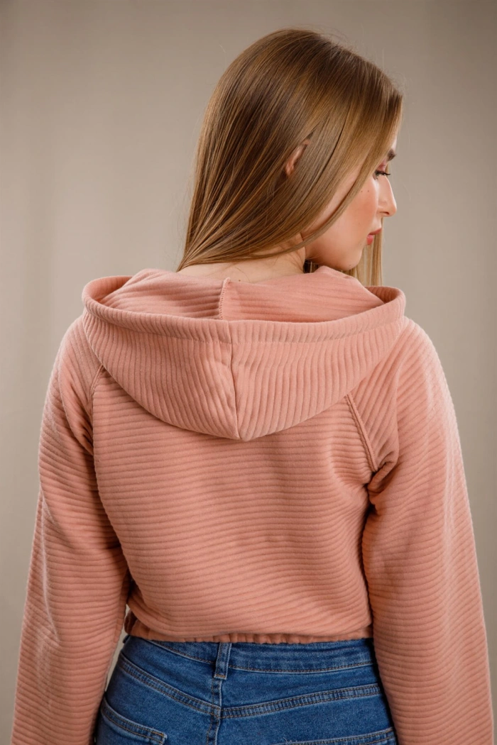 Kanguru Cepli Sweatshirt - PUDRA