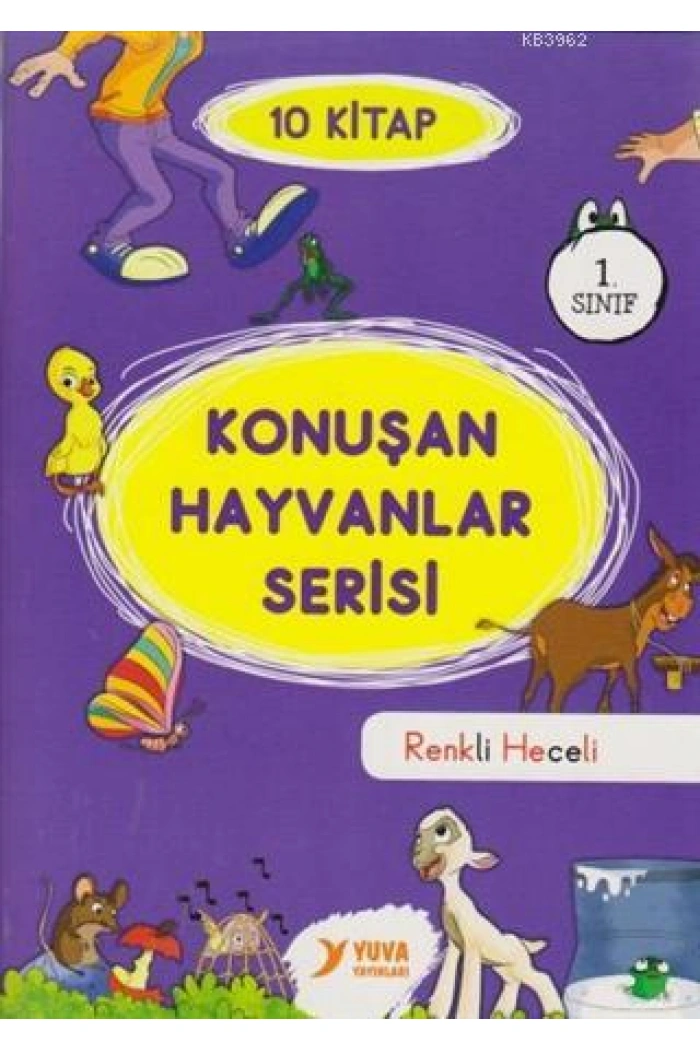 Yuva 1. Sinif Konuşan Hayvanlar Serisi Renkli Hece