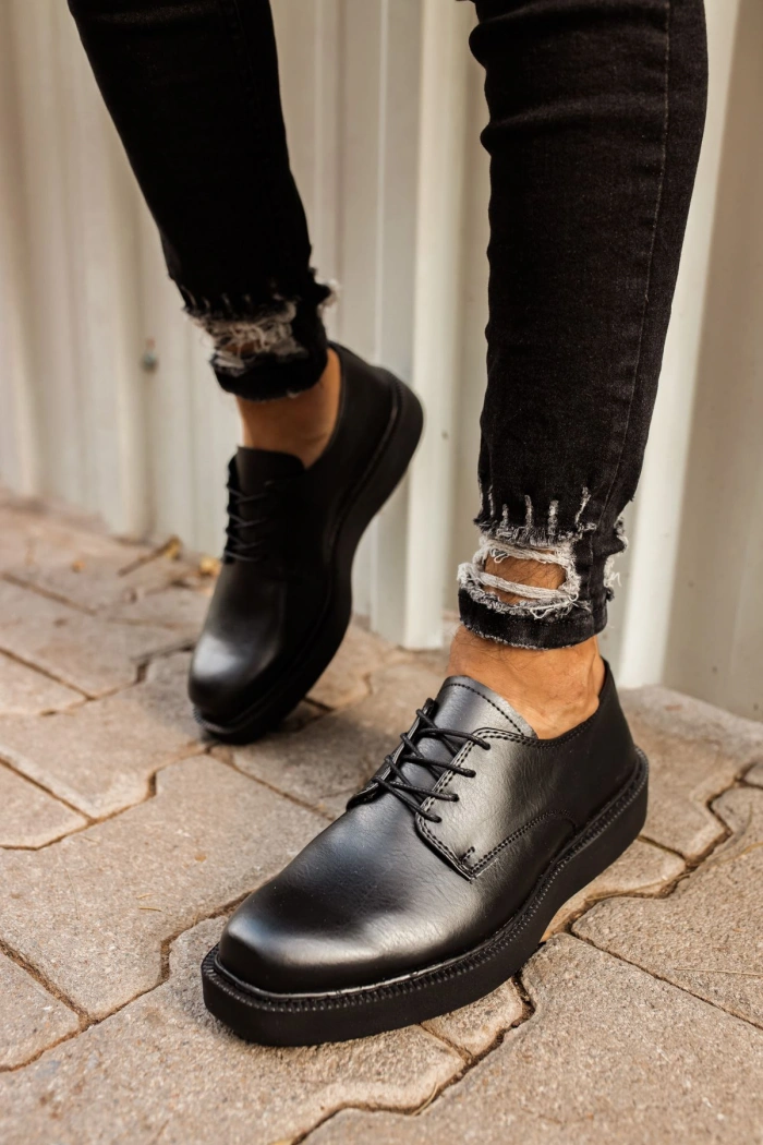 CH001 Fantasya Siyah Taban Erkek Ayakkabı SIYAH