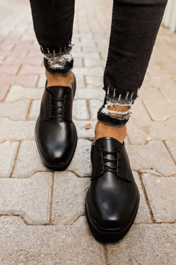 CH001 Fantasya Siyah Taban Erkek Ayakkabı SIYAH