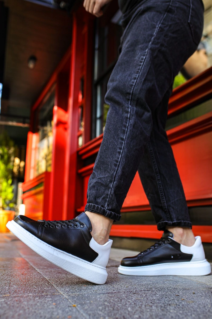 CH256 BT  Erkek Ayakkabı SİYAH/BEYAZ