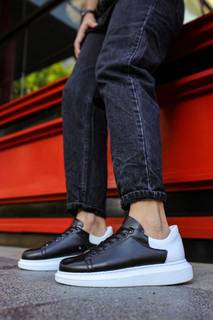 CH256 BT  Erkek Ayakkabı SİYAH/BEYAZ