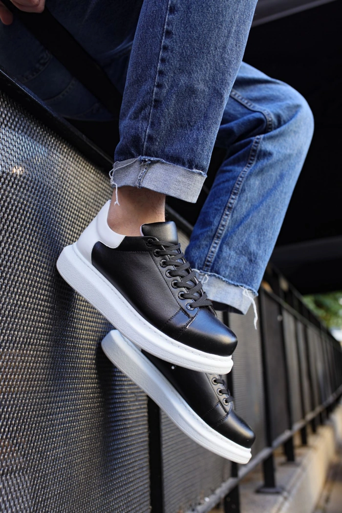 CH256 BT  Erkek Ayakkabı SİYAH/BEYAZ