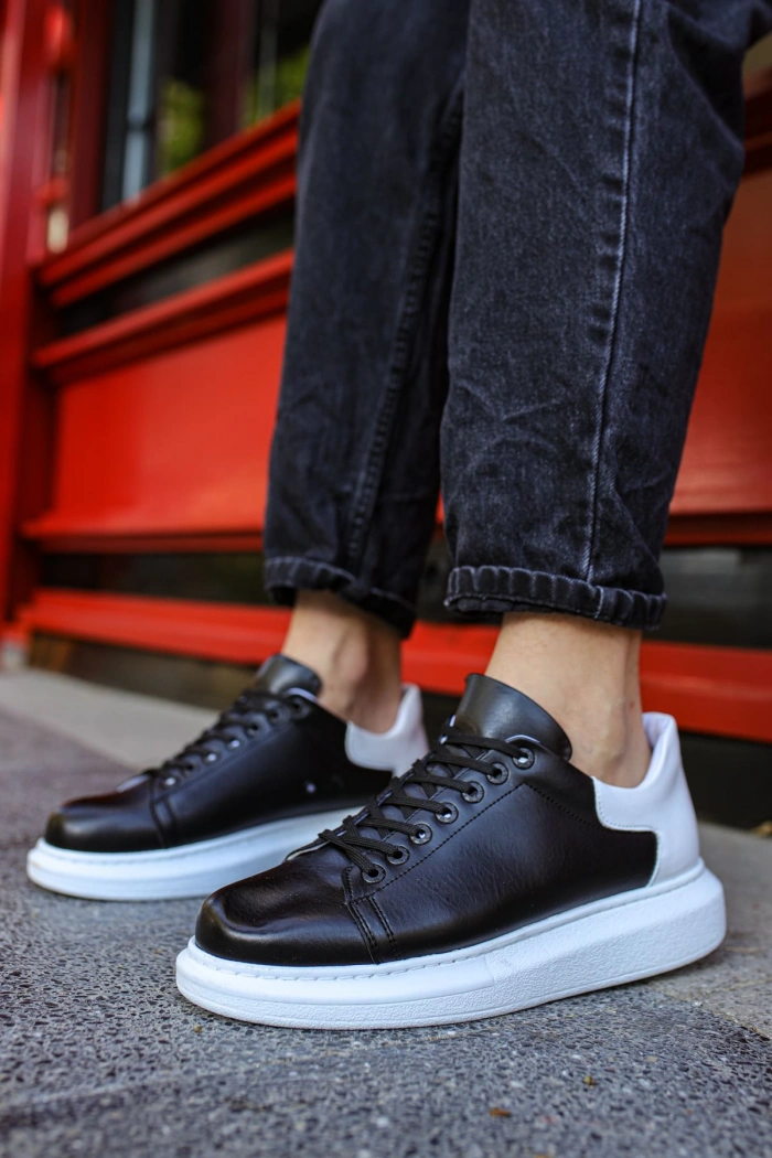 CH256 BT  Erkek Ayakkabı SİYAH/BEYAZ