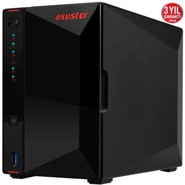 ASUSTOR AS5202T 2 SLOT 2GB DDR4 3.5 NAS DEPOLAMA ÜNİTESİ