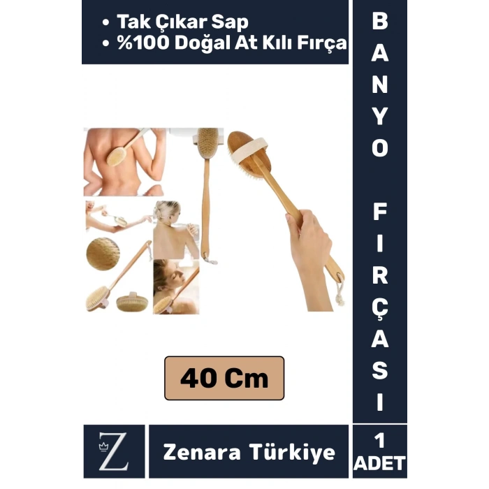 %100 Doğal Yumuşak Vücut Masajı Etkili Uzun Saplı At Kılı Duş BANYO FIRÇASI
