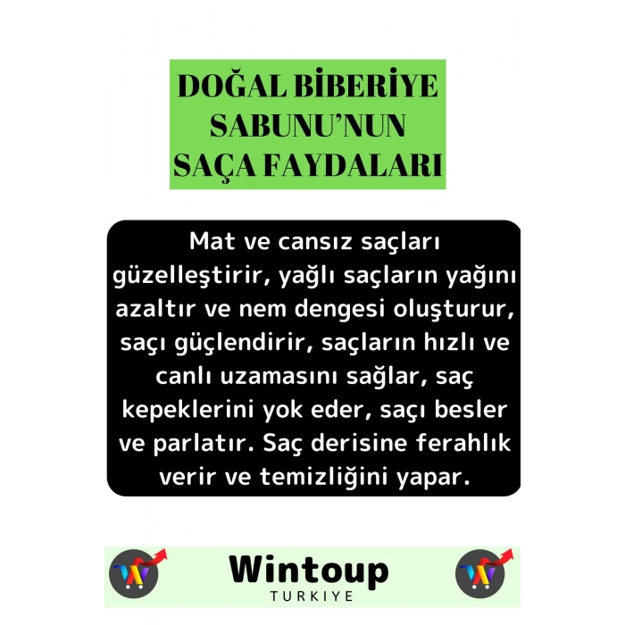 %100 Organik Bitkisel Özel Üretim Saç Dostu El Yüz Cilt Vücut Doğal Biberiye Sabunu 5 Adet