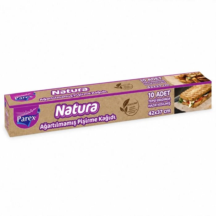 10lu Pişirme Kağıdı - Hazır Kesilmiş - 42x37 cm - Yağlı Kağıt