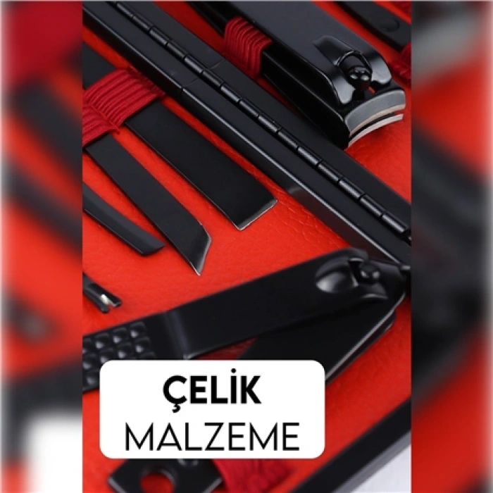 17 PARÇA  PROFESYONEL MANİKÜR SETİ