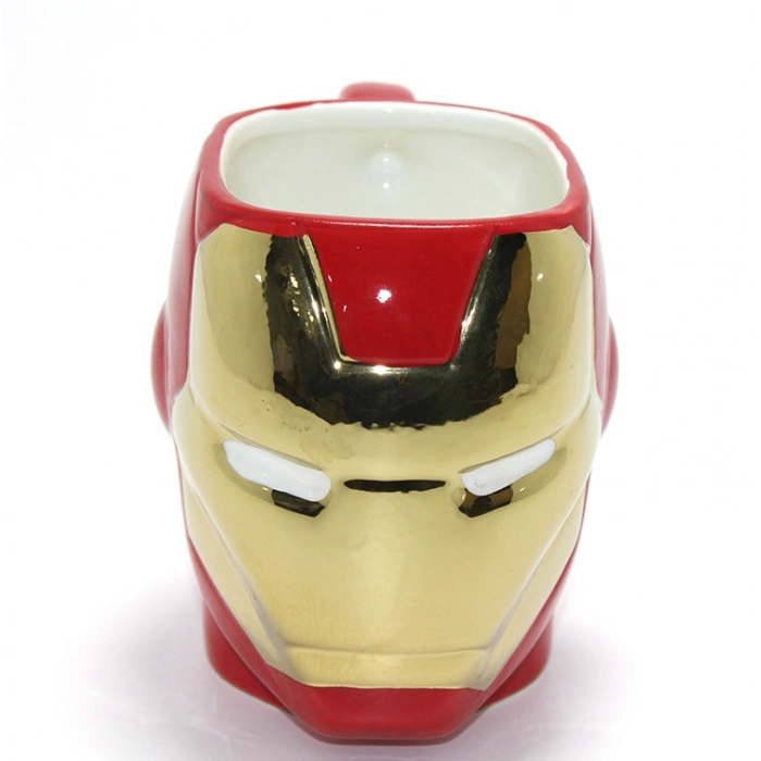 3D İron Man Tasarımı Porselen Kupa Bardak Alk4499