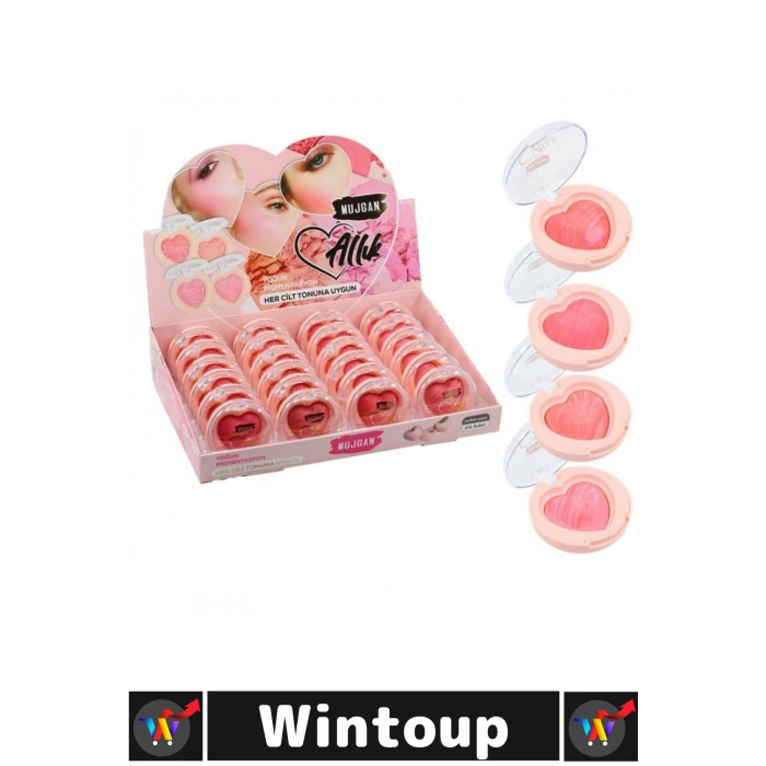 4lü Kalp Allık Blush Seti