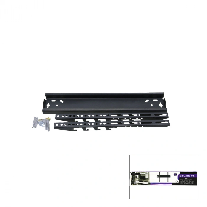 50 İnç ve 27 İnç - 50 İnç Sabit TV Askı Aparatı - LCD LED TV Uyumlu - 56-127 cm