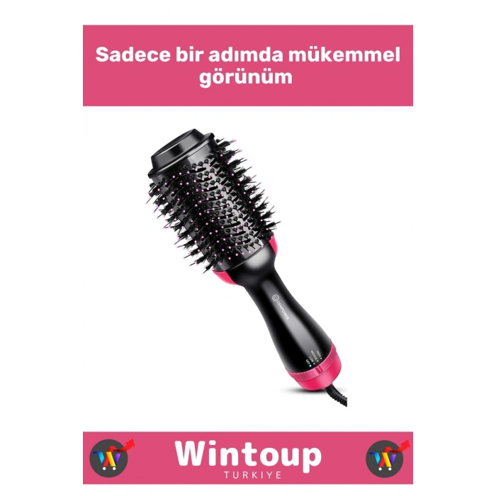 One Step Profesyonel 1200 Watt Turbo Saç Şekillendirici Saç Düzleştirici Fön Tarağı