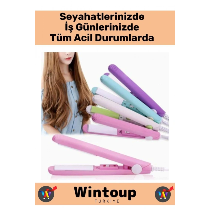 Özel Üretim Farklı Renk Seçenekleriyle Seyahat Tipi Mini Saç Düzleştirici