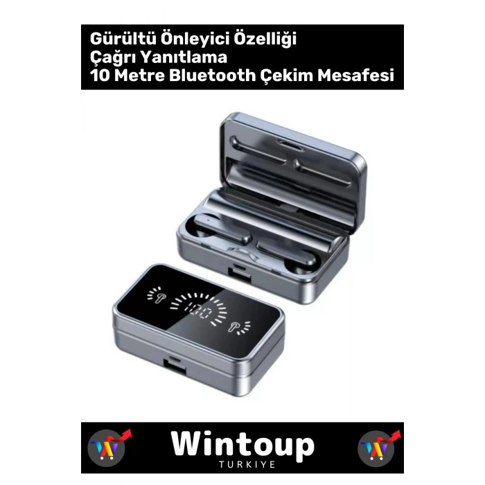 Premium Bluetooth Kulaklık Kulakiçi Kablosuz Android-İphone Uyumlu