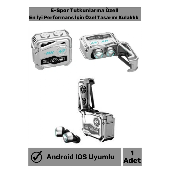 Active Noise Cancellation Gaming Headphone Bluetooth MK47