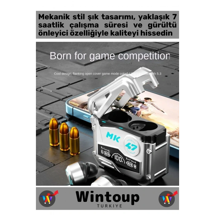 E Spor Oyuncu Kulaklığı Enc Mod Aktif Ios Android Tüm Telefonlara Uyumlu Game Bluetooth Kulaklık