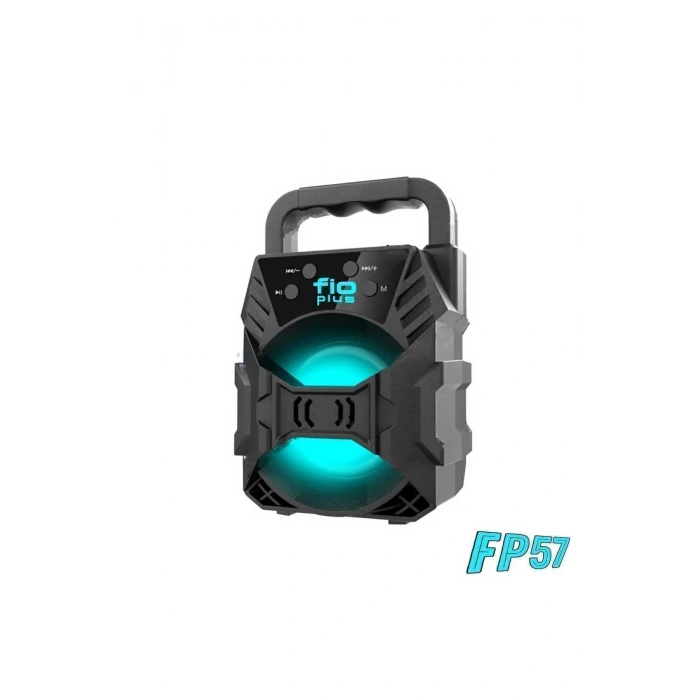 1057 Işıklı Bluetooth Hoparlör Taşınabilir Kablosuz Ses Bombası Speaker