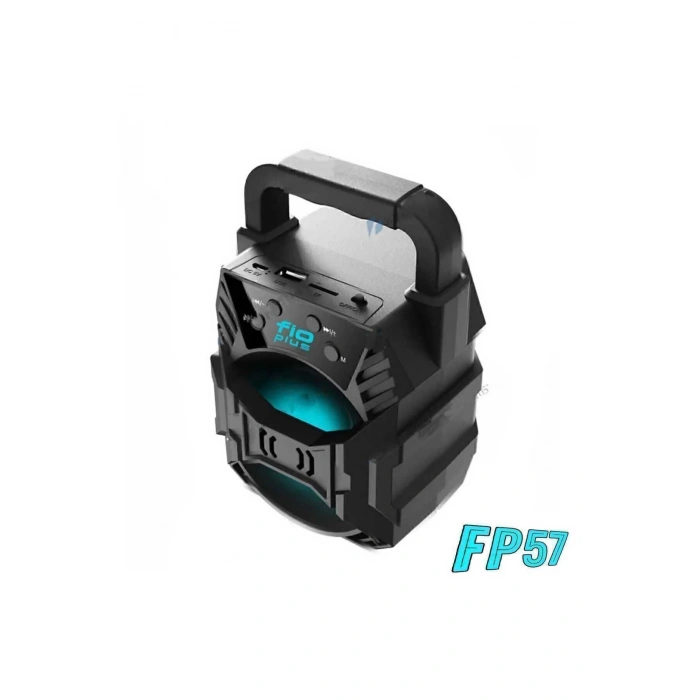 1057 Işıklı Bluetooth Hoparlör Taşınabilir Kablosuz Ses Bombası Speaker