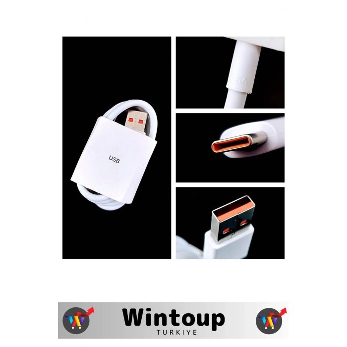 Huawei Serisi Tüm Modellerle Uyumlu Akım Korumalı Type C 67 Watt Hızlı Şarj Ale