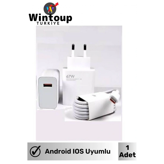 Android Telefonlarla Uyumlu Akım Korumalı Type C Hızlı Şarj Aleti