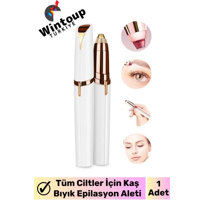 Özel Üretim Tüm Ciltler İçin İnce Uçlu Yüz Tüy Alıcı Kaş Bıyık Epilasyon Aleti