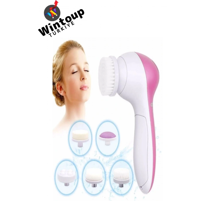 5 in 1 Yüz Temizleyici Derin Temiz Spa Yıkama Makinesi Yumuşak Fırça