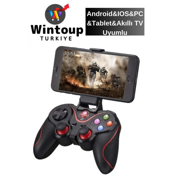 Özel Model Oyun Kolu Joystick Ps3 - Pc - Telefon - Tv - Tablet - Ios - Android Uyumlu