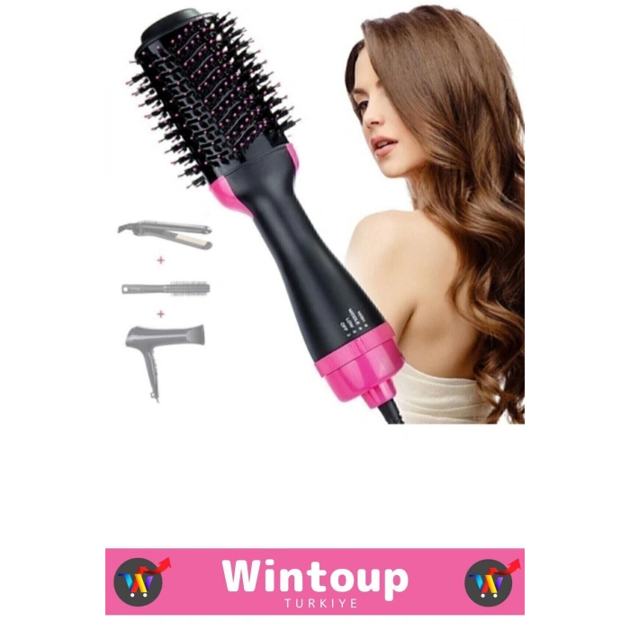 Saç Düzleştirici Şekillendirici Fön Fırçası Tarak