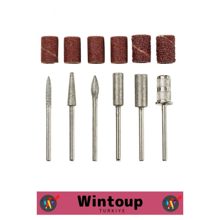 Elektrikli 12v Tırnak Törpü Seti Manikür Pedikür Protez Tırnak Ayak Nasır&Tırnak Mantar Makinesi