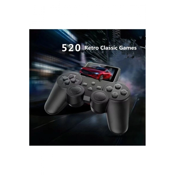 Özel Seri S10 Taşınabilir 520 Oyun Retro Video El Oyun Konsolu Atari Yeni Versiyon HD Ekran