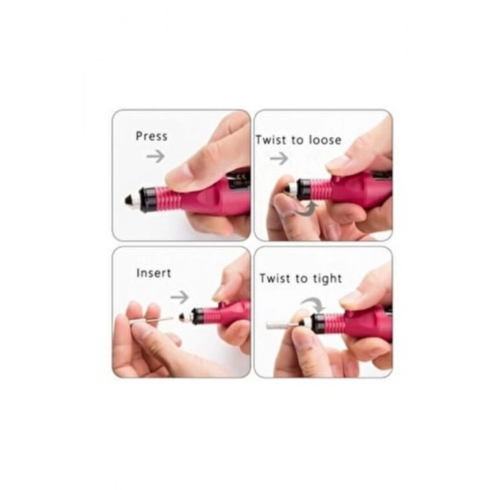 Elektrikli 12v Tırnak Törpü Seti Manikür Pedikür Protez Tırnak Ayak Nasır Ve Tırnak Mantar Makinesi