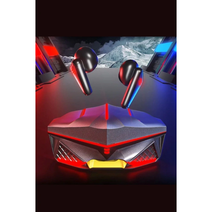 Rgb Led Işıklı Metal Kasa Kablosuz Kulakiçi Bluetooth 5.0 Gaming Kulaklık