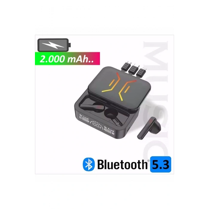 Reeder S19 PRO MAX PRO Uyumlu M80 Powerbank ve Anc özellikli bluetooth kulaklık