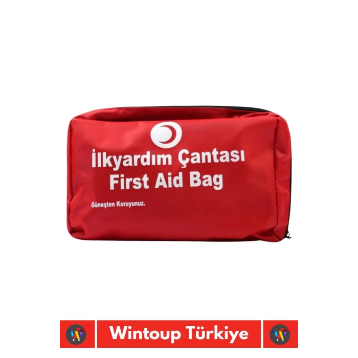 Premium Acil Müdahale Ev Iş Yeri Araç Oto Okul Deprem Doğal Afet Ecza Ilk Yardım Bez Çantalı Set