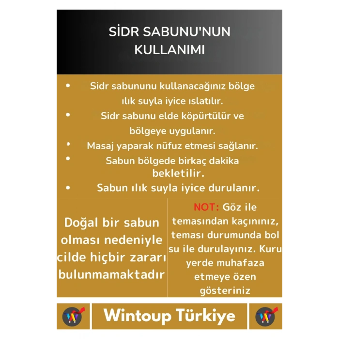 Özel %100 Doğal Bitkisel Güzel Kokulu El Yüz Saç Vücut Cilt Orijinal Sidr Sabunu 120 Gram 5 Adet