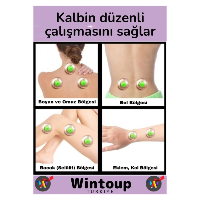 Özel Üretim Yüksek Kaliteli Vakumlu 7 Numara Hacamat Kupası 10 Adet