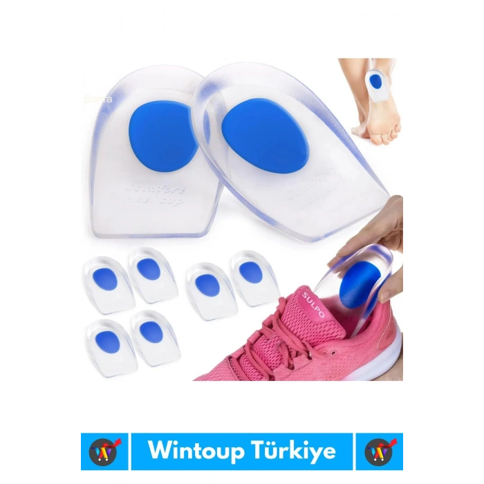 Premium Ergonomik Anatomik Boşluk Doldurucu Jel Düz Tabanlık Ark Destekli Silikon Ayak Tabanlığı 2li