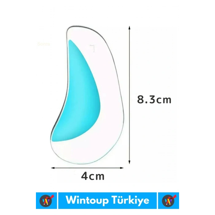 Premium Ergonomik Anatomik Boşluk Doldurucu Jel Düz Tabanlık Ark Destekli Silikon Ayak Tabanlığı 2li