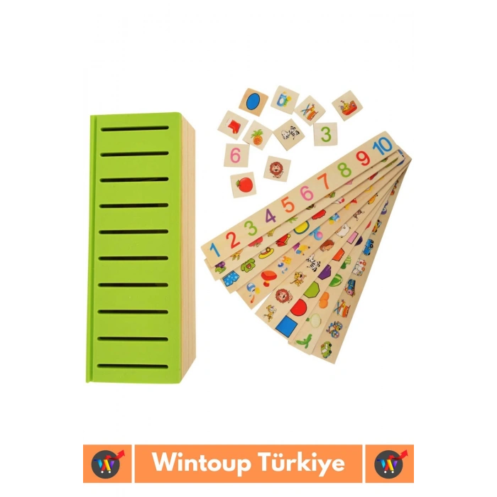 Premium Eğitici Zeka Koordinasyon Geliştirici Kişisel Gelişim Çocuk Ahşap Bilgi Sınıflandırma Kutusu