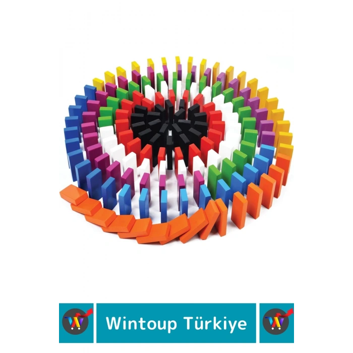 Premium Eğitici El Göz Koordinasyonu Zeka Üretkenlik Merak Keşif Geliştirici 100lü Domino Taş