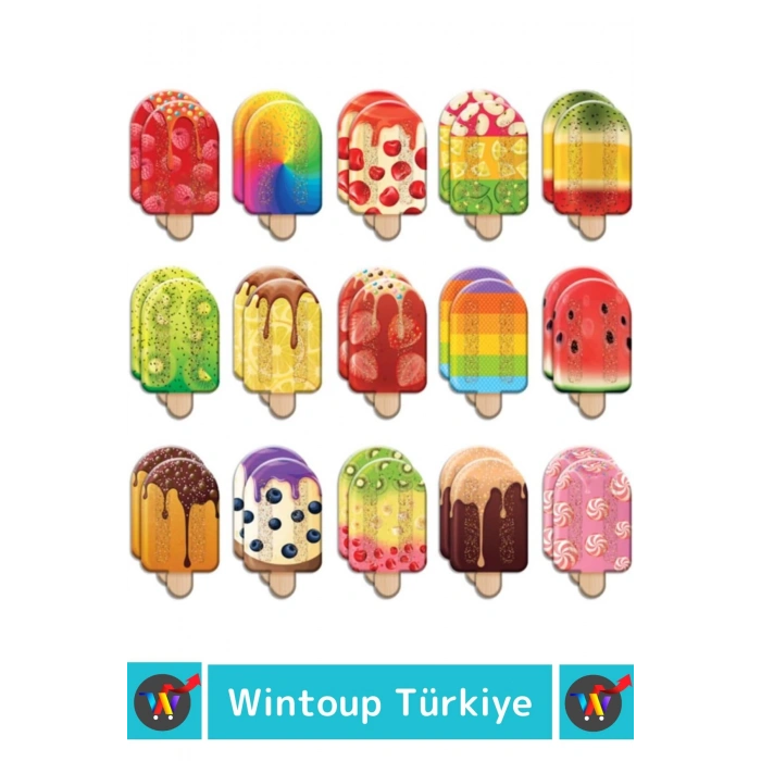 Premium El Göz Koordinasyonu Zeka Geliştirici Çocuk Eğlenceli Dondurma Hafıza Eşleştirme Oyunu