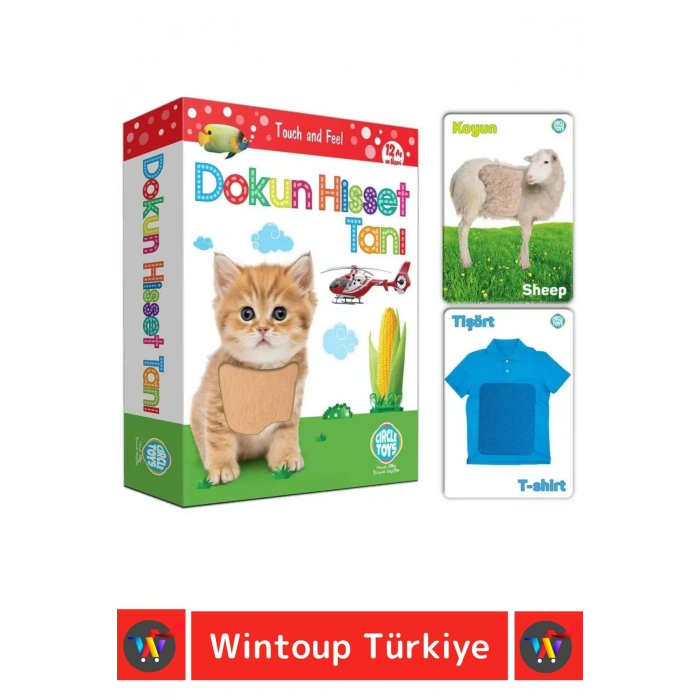 Premium Eğitici Duyusal Gelişim Görsel Algı Eğlenceli Öğrenme Çocuk Dokun Hisset Tanı Eğitim Kartlar