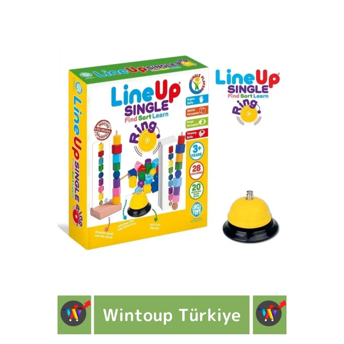 Premium Zeka Geliştirici Öğretici Lineup Single Ring Bul Sırala Ögren Tek Oyuncu Zilli Oyun