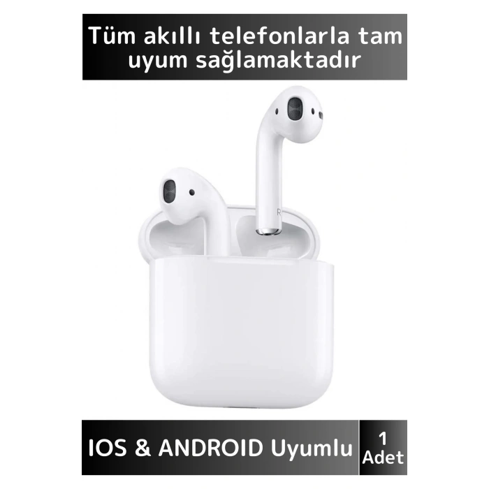Premium iPhone 16 Pro Max Tam Uyumlu Dokunmatik 2. Nesil Kulak İçi Bluetooth Kulaklık