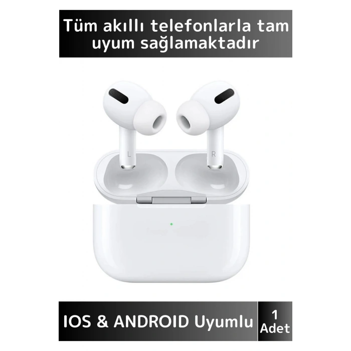 Premium iPhone 16 Pro Max Tam Uyumlu Dokunmatik Luxery PRO Kulak İçi Bluetooth Kulaklık