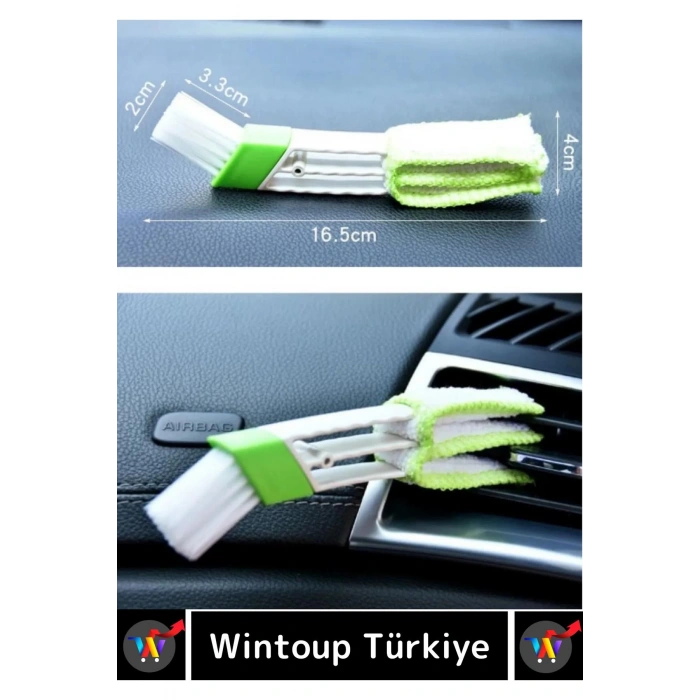 Premium Zor Dar Hassas Yerleri Temizleyen Elektronik&Otomobil Araç Klima İç Detay Temizleme Fırçası
