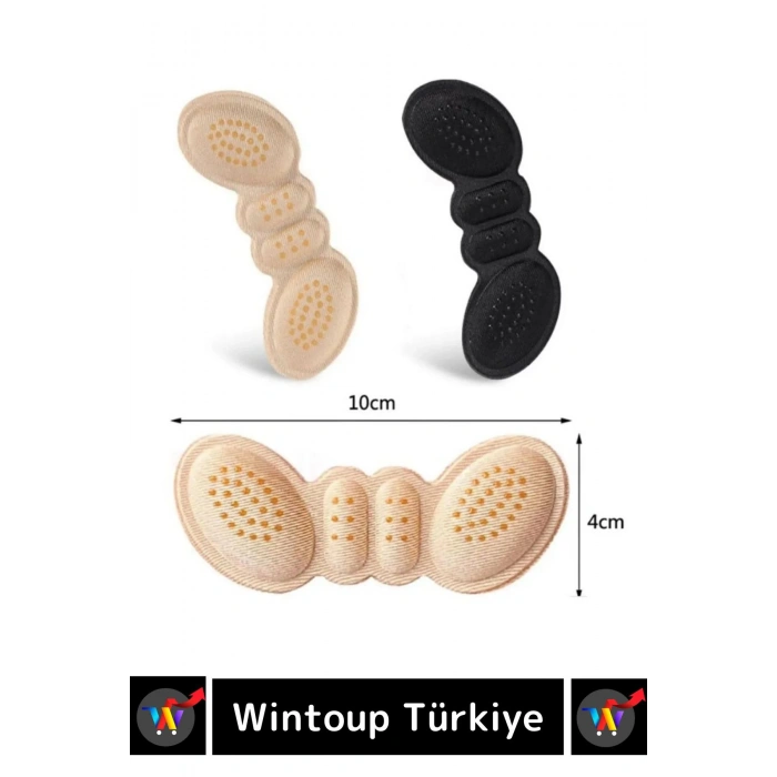 Premium Ayak Topuk Vurma Önleyici Taban Arkası Koruyucu Ayakkabı Daraltma Pedi 5 mm 5 Çift